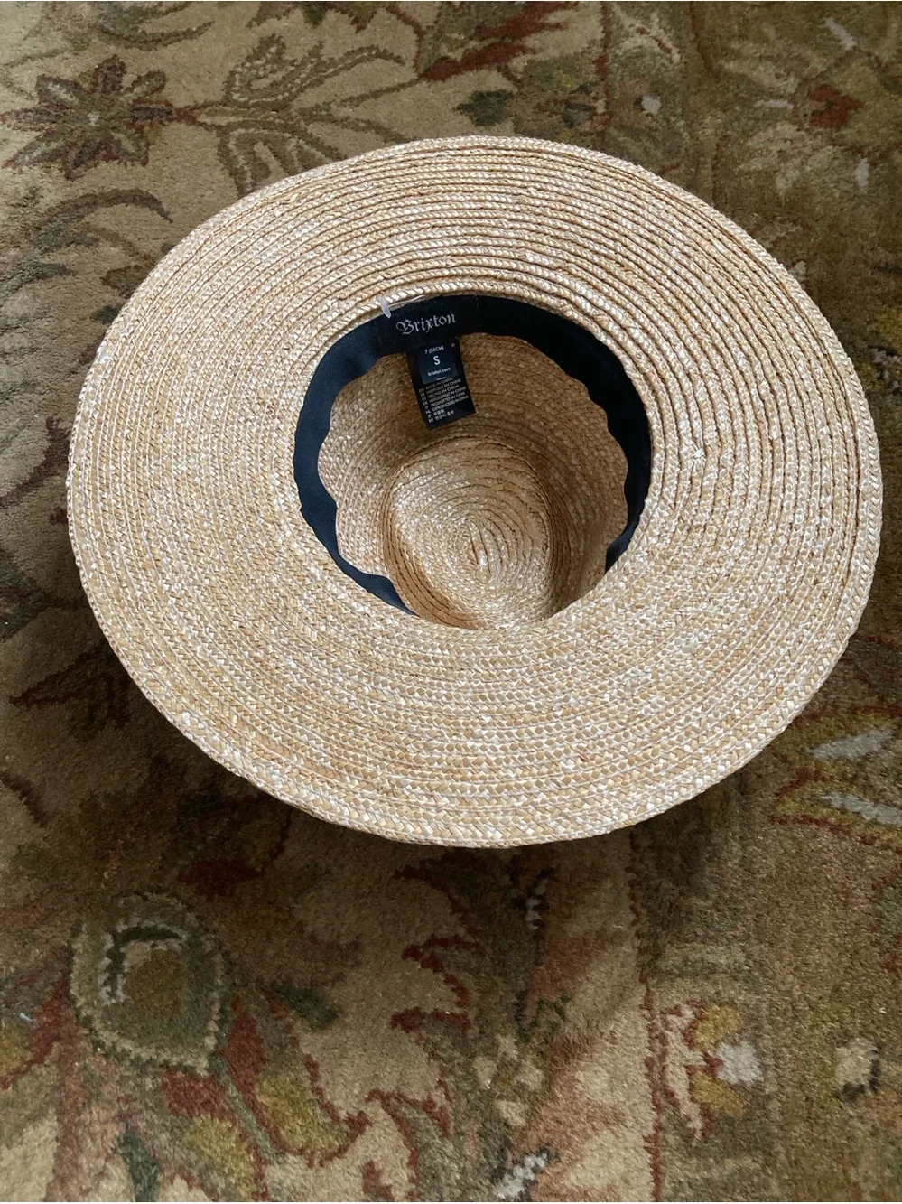 BRIXTON Johanna Wide-Brim Natural Straw Hat 👒